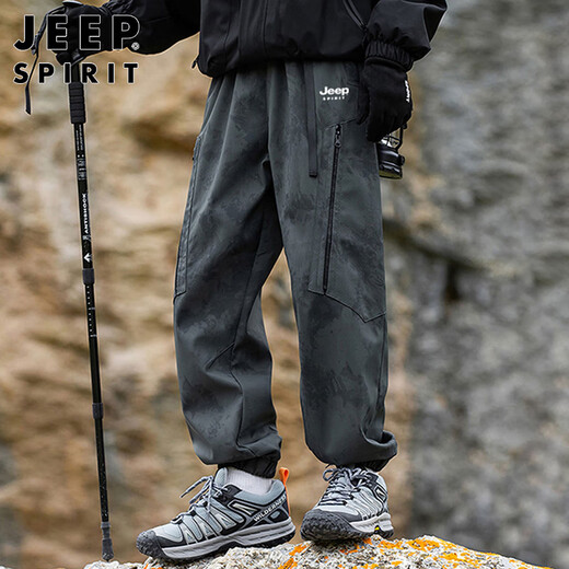 JEEP SPIRIT Jeep Assault Hose Herren Herbst und Winter Arbeitskleidung Freizeithose Herren lockere Leggings Sport trendige Hose