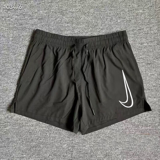 NBA KIDS-NIKE夏季男女篮球田径训练短裤速干运动跑步四分美式透气三分 耐克-白色983短裤【粉勾】 L 耐克-L