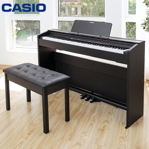 CASIO electric piano PX870 black upright adult and child 88-key heavy hammer smart APP interactive sharing + piano bench