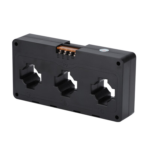 Jinxi Electric three-phase integrated current transformer accuracy level 0.5 100/5A combined small volume guide rail installation 20mm hole 250/5A