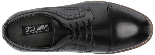 Stacy AdamsSTACY ADAMS Unisex Kids Dickinson Cape Oxford, Black//White Black//White 11.5 Big Kid