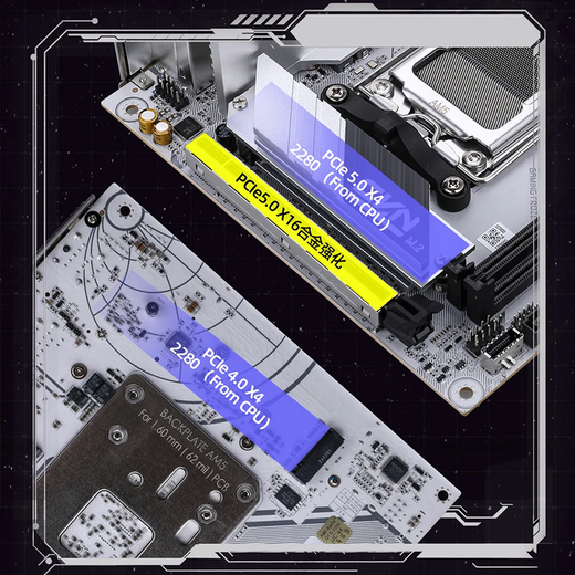 Colorful CVN B850/X870 DDR5 WIFI motherboard supports AMD7000/8000/9000 series 7800X3D/9950X/9800X3D CVN B850I landing ship D5 WIFI