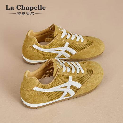 La Chapelle Frauenschuhe, Frauen Sommer Neues Freizeitschuhe mit atmungsaktiven deutschen Trainingschuhen für Frauen-6625-2 gelb 39