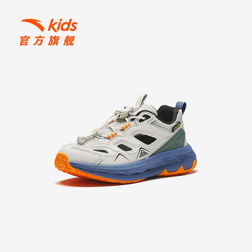 Anta children's sandals, boys' shoes, new summer products, outdoor hiking beach shoes, frame sneakers, digital fog gray-3 28