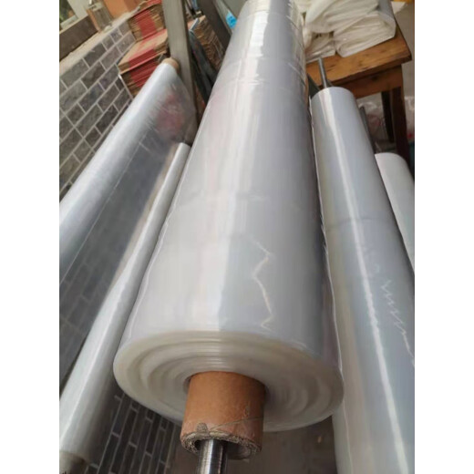 Qinkai transparent plastic film agricultural film multi-functional insulation shed film thickened white plastic sheet building moisturizing food packaging 8 wires thick 125 meters long 14 meters wide