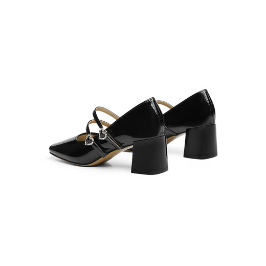 Red Dragonfly Mary Jane Shoes 25 Spring Women's Zapatos espesas zapatos de boda zapatos de boda