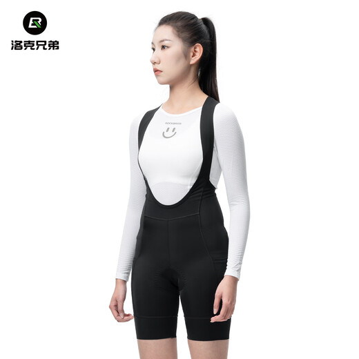 ROCKBROS sweatshirt women's quick-drying breathable long-sleeved top bottoming mountain road cycling jersey summer white M /L