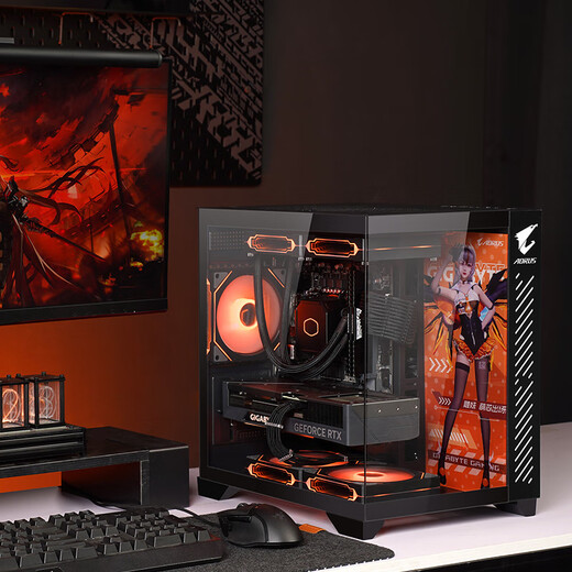 Gigabyte brand desktop computer Core i5 12490F/14400F RTX4060/5060/5060Ti E-sports game live broadcast design and assembly computer DIY customized family bucket upgrade price difference package 100丨No photos unless invited