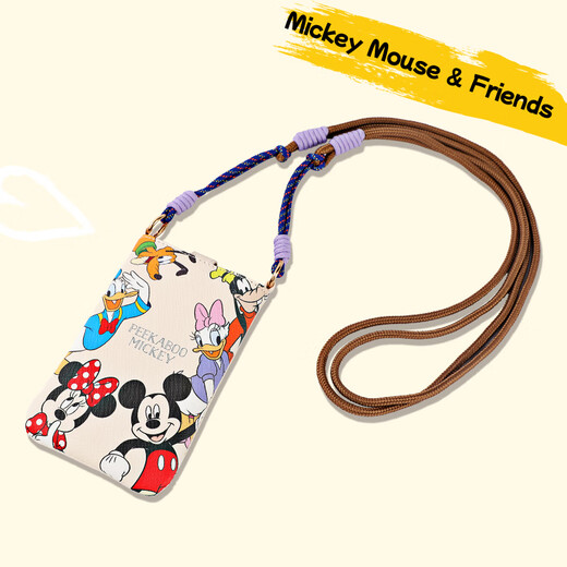 Disney Disney (Disney) bag women's cross-shoulder women's mobile phone bag Mickey family small bag