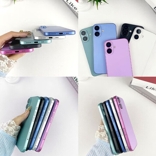 The keyman is suitable for Apple 17/16 mobile phone model simulation model machine campus handover 17Promax/16plus glass screen counter display performance shooting prop machine model three-camera-white (black screen model) 丨A must-have for the beginning of school