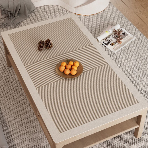 
Japanese simple and elegant tea table mat without washing, waterproof and oilproof leather table mat table cloth rectangular dining table mat tabletop protection mat A1049 turns waste into treasure 45*80cm