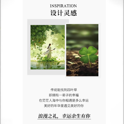 BOGLIA four-leaf clover necklace for women platinum agate pendant luxury fashion jewelry birthday gift for girlfriend and wife four-leaf clover necklace platinum