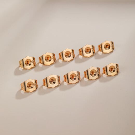 XUPING Xuping jewelry ear plugs, ear caps, ear plugs, ear studs, alloy accessories, rear plugs, long silicone ear plugs, 30 pairs