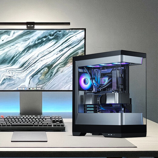 PHANTEKS追风者EVOLV S2 视界之窗黑色台式水冷电脑机箱海景房（配120风扇*4/360水冷位/隐藏线材/5090）