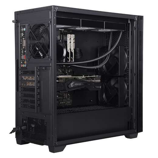 SAMA Black Hole PRO Корпус для настольного компьютера Бесшумное шумоподавление Большой корпус ATX/MATX 360° Основной корпус настольного компьютера с водяным охлаждением и воздушным охлаждением/стандартное оснащение 3 бесшумными вентиляторами Black Hole PRO (стандартное оснащение 3 бесшумными вентиляторами)