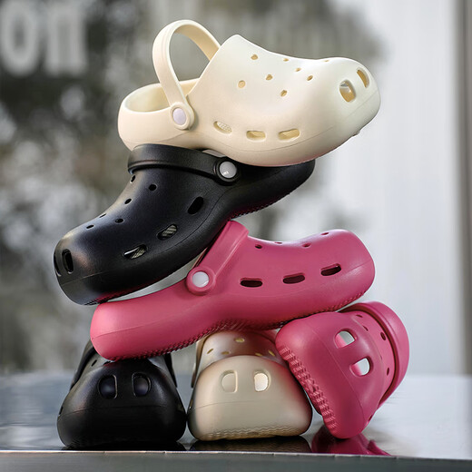 猫人儿童洞洞鞋女夏季海边沙滩凉鞋户外防滑增高厚底休闲鞋男2025新款 白色 37 【36/37通码】