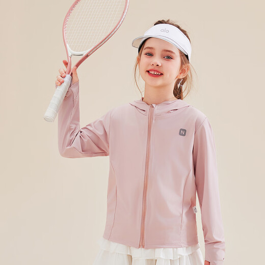 Catman children's original yarn sun protection clothing for boys 2025 new summer anti-UV ice silk cool sun protection clothing for girls gray original yarn sun protection + moisture absorption and quick drying 140