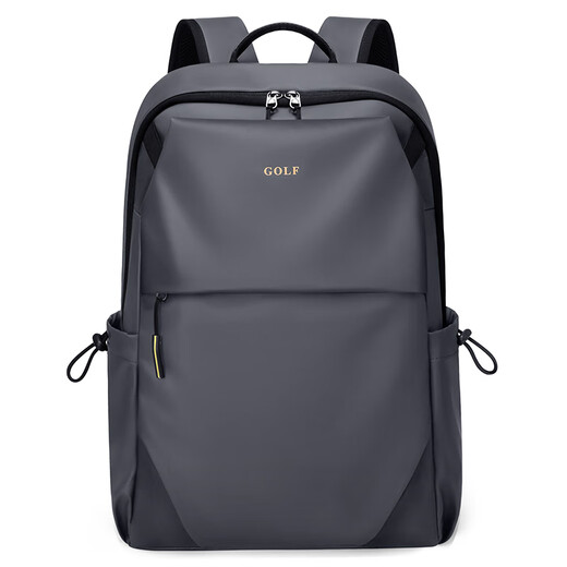 Golf backpack for men casual business computer bag travel backpack fashion trend high school college school school bag mist black.