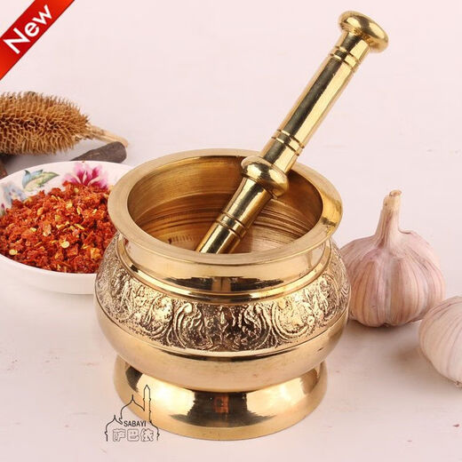 Pakistani copper garlic press garlic press medium pounding jar masher grinding jar multiple specifications No. 1