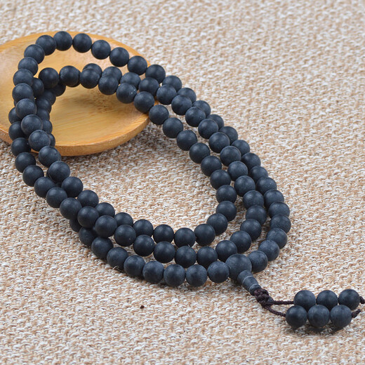 DL 1998 Fat Donglai same medicine amber bracelet natural 68mm Buddha bead necklace sandalwood cultural toy for men and women 8mm 108 pieces