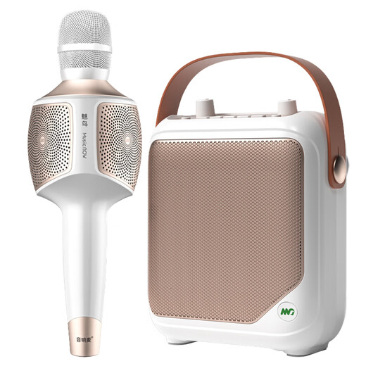 Meiniao Big Sound Speaker Mic, the same model for celebrities and internet celebrities, set, microphone and audio integrated home ktv wireless microphone, outdoor singing artifact, all-in-one live broadcast and recording karaoke, Big Sound Speaker Mic 60w flagship version + companion speaker