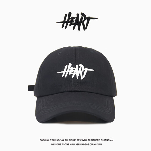 Woodpecker Four Seasons Trendy Brand Big Head Hat Men's Korean Baseball Cap Women's Boys Autumn and Winter Sun Protection Shade Men's Peaked Hat Black