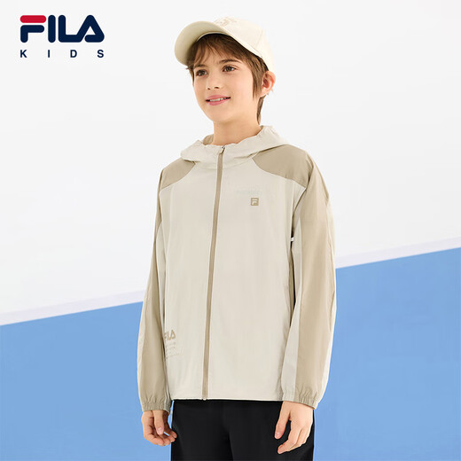 FILA children's sun protection clothing 2025 summer new style cool and light jacket for middle and large children GY 160