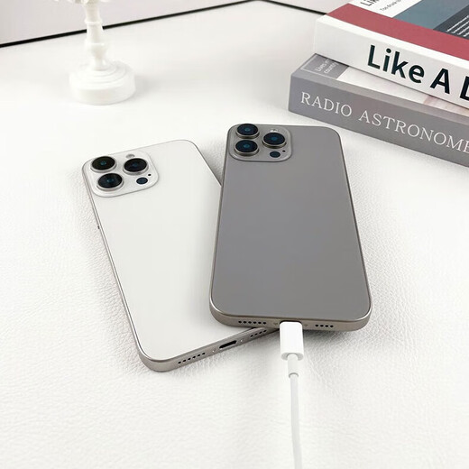 The keyman is suitable for Apple 17/16 mobile phone model simulation model machine campus handover 17Promax/16plus glass screen counter display performance shooting prop machine model three-camera-white (black screen model) 丨A must-have for the beginning of school