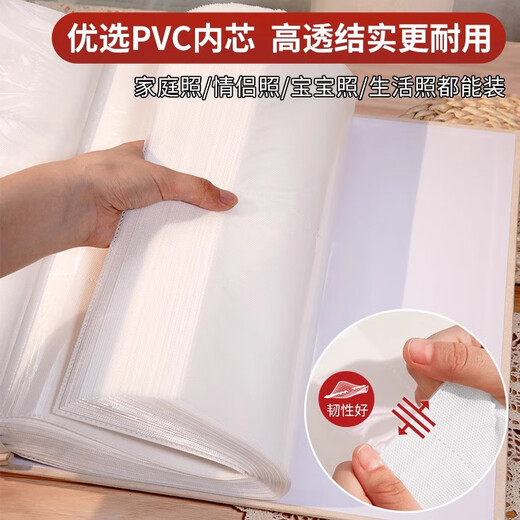 开亿大相册本大容量纪念册家庭1000张插页567810寸照片情侣宝宝成长6寸相册混合尺寸定制收纳册影集 家新款-90%选择 送礼盒-混装2-10寸1066张【横竖/塑封】