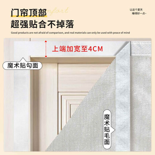 OUOETY CHANAJING ANTI-MOSQUITO MESH DORTAIRES POUVOIR MAGNETINE ABSORTIPE MATIQUE PUND-FREE CHAMBRE SUMBRÉE PORTE ÉCRAN 2025 ML11304 FULI SHANGIY