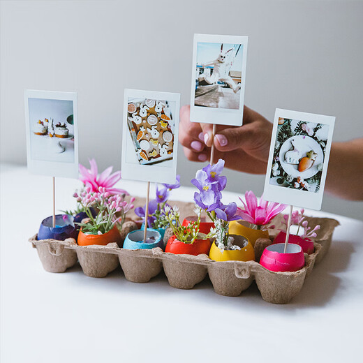 Fuji (FUJIFILM) instant camera photo paper 3-inch mini film mini SE/12/41/99/liplay/evo/link 3/7+/8/9/11/25/40//90/SP2 photo paper, 20 white edges + vibrant photo album + photo album + storage box * 2 + border stickers * 2