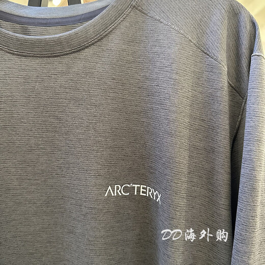 始祖鸟（ARC'TERYX）25新品ARC'TERYX始祖鸟CORMAC ARC'BIRD LOGO速干短袖T恤9721 BHR 黑灰色 XS