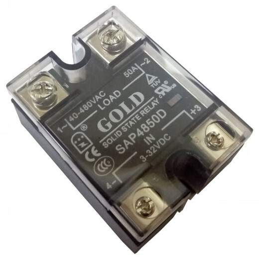 Gold Einphasige 40A Festkörper-Relais SAP4840D DC Controllierter AC 220V Festkörper-State-Relais SAP4840D