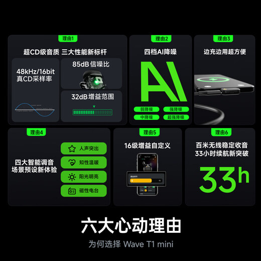 Maono Wireless Microphone Lavalier Microphone One-in-One Two-in-One Live Short Video Outdoor Noise Reduction Android Apple Phone Camera Recording Professional Tuning Mini Microphone Voice Changer Maono T1mini T1 Two-in-One Two Android Port + Lightning Port