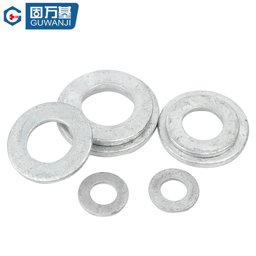 GUWANJI flat washers hot-dip galvanized flat washers hot-dip galvanized enlarged metal screws M10 100 pcs/pack