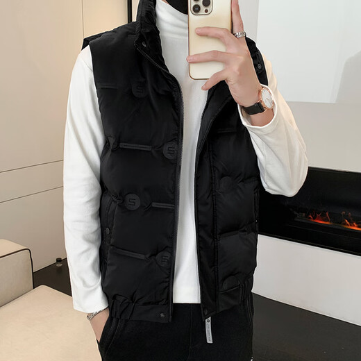 NAIKE AIR official website NK brand vest men's new winter trendy white duck down warm youth casual khaki M