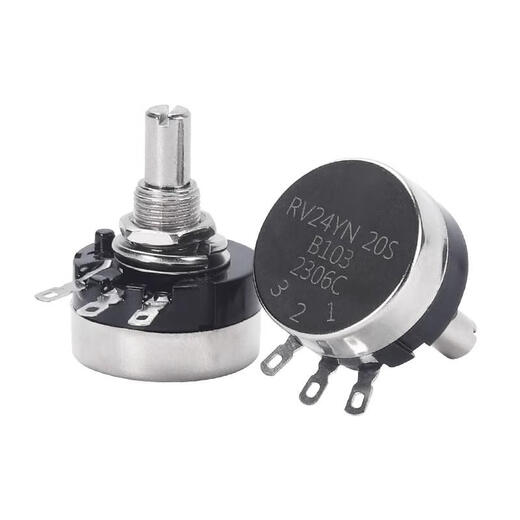 Noran RV24YN 20S single-turn carbon film potentiometer single-turn adjustable resistor B105 1M potentiometer + scale + knob (1 set)