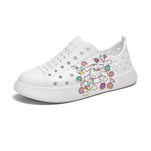 Summer children's Crocs EVA lightweight waterproof non-slip Baotou cartoon beach sandals for boys and girls Yunduo Rabbit 28