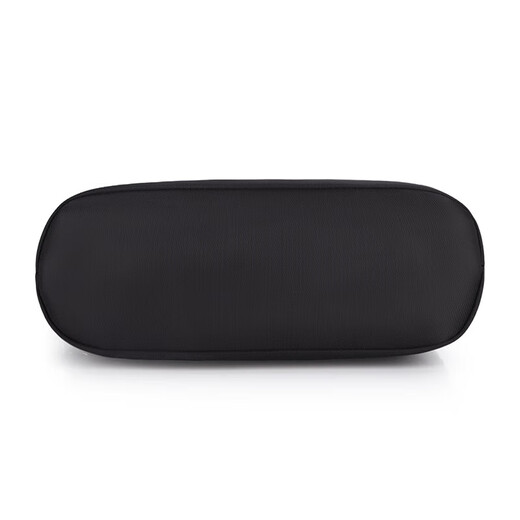 Men's fashion versatile simple trend Oxford cloth three-layer waterproof retro casual bag shoulder crossbody bag 913 three zipper black