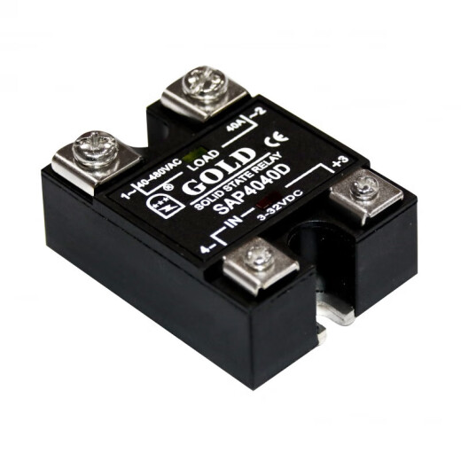 Gold Einphasige 40A Festkörper-Relais SAP4840D DC Controllierter AC 220V Festkörper-State-Relais SAP4840D