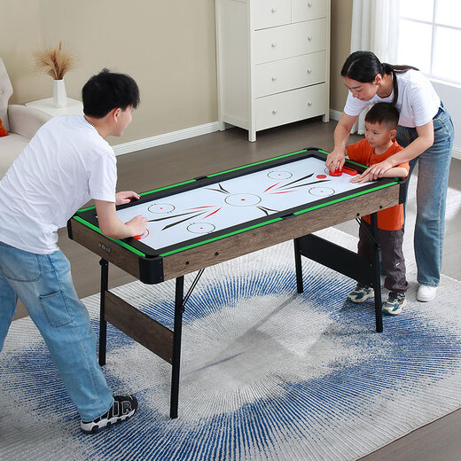 Top Sports Family Foldable Children's Pool Table Home Installation-Free Three-in-One Indoor Multi-Function Table Table Tennis Table 150cm Three-in-One (TP-5909) Green Cloth