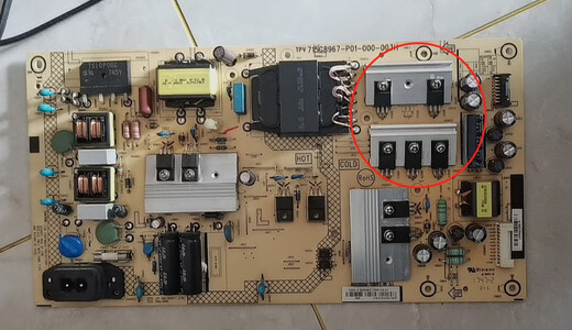 Still Mo original Philips TV 55PUF6172/6192/6132/6203/T3 LCD power board motherboard inch 5 tubes