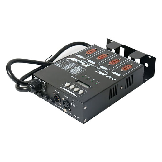 Aminte stage lighting DMX512 signal 4-channel digital small silicon box 6-channel power supply hanging dimmer pass-through Bakelite base upgraded version 2kw controlled tungsten lamp per channel