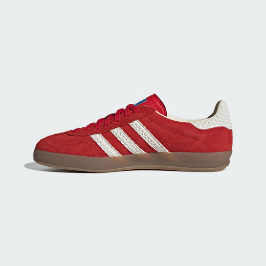 Adidas clover men's and women's shoes GAZELLE INDOOR low-top casual shoes IF1808 red and white 38