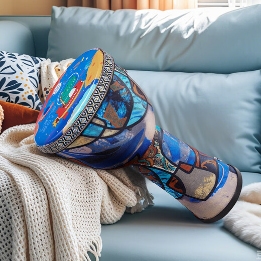 Qiangu African drum children's large 8 lightweight hand drum kindergarten students beginner percussion instrument children's holiday gift