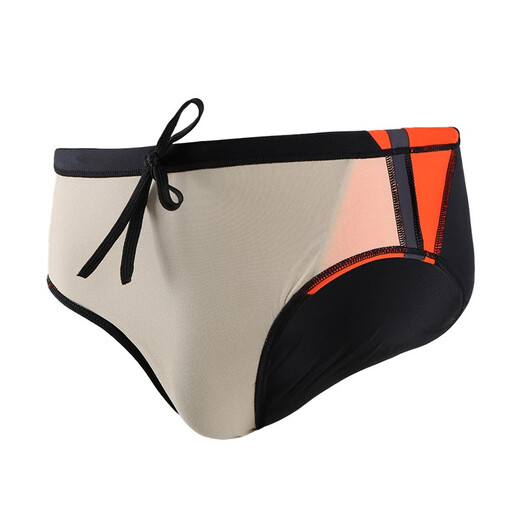 YINGFA Herren-Schwimmhose, professionelle Wettkampf-Schwimmhose, Herren-Badeanzug, 9706, Orange, L