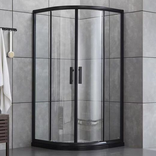 Jomoo bathroom simple shower room overall tempered glass bathroom sliding door toilet dry and wet separation partition bath screen. For large quantities, please contact customer service. Does not contain steam.
