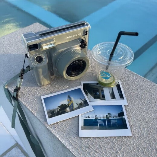 Fuji (FUJIFILM) instax WIDE400 Polaroid wide format photo paper large field of view WIDE 400 field green package 2 (official standard + 20 pieces of photo paper)