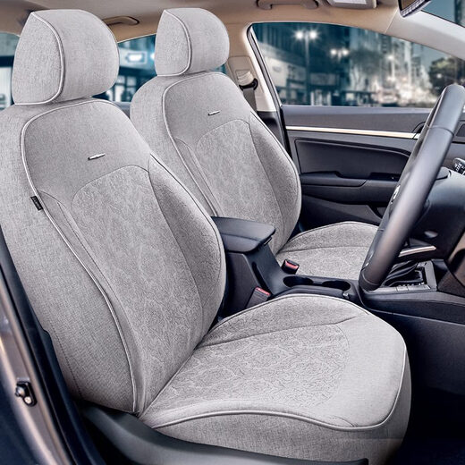 Couvre le siège d'auto personnalisé toutes saisons tissu universel A4L Mercedes-Benz Magotan Crv Linn Cushion Full fermé Brown Brown DB6172 Fil de soie de glace à 5 places