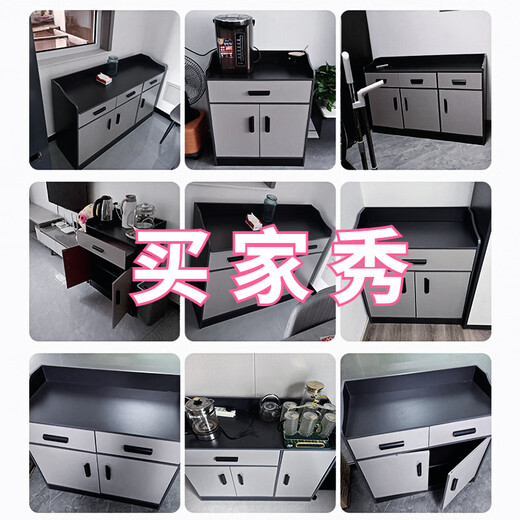 Yijiamu light luxury sideboard cupboard living room wall storage cabinet multi-functional storage cabinet modern simple tea cabinet wine cabinet quality upgrade three doors and three drawers 120CM door-to-door installation